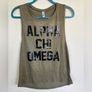 Alpha Chi Omega tank top size small
